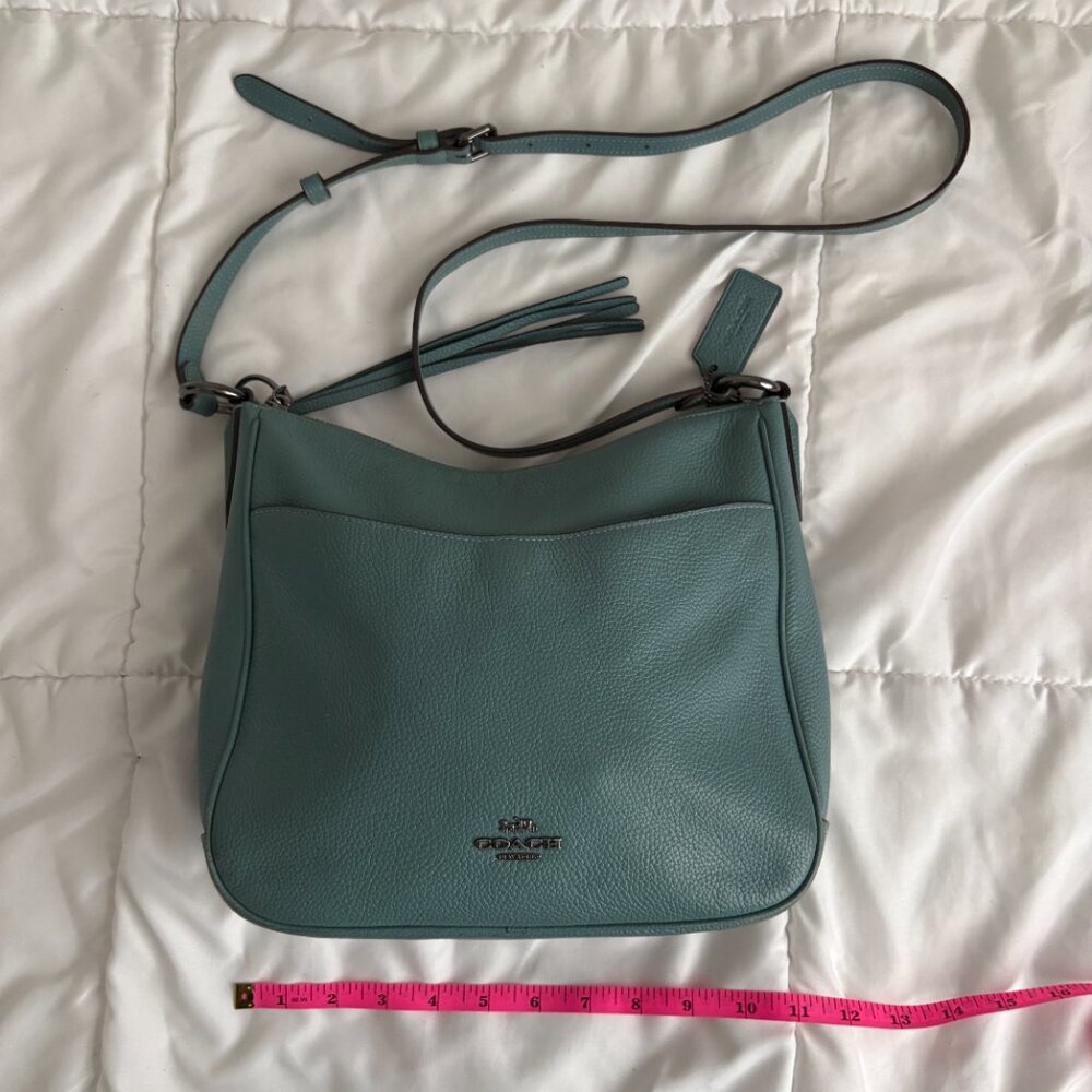 Coach Chaise Crossbody in Polished Pebble Leather Marine Classic Luxury - Picture 7 of 13
